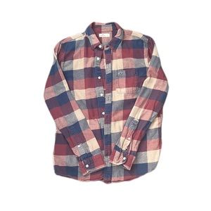Men’s Hollister Plaid Button Down, L